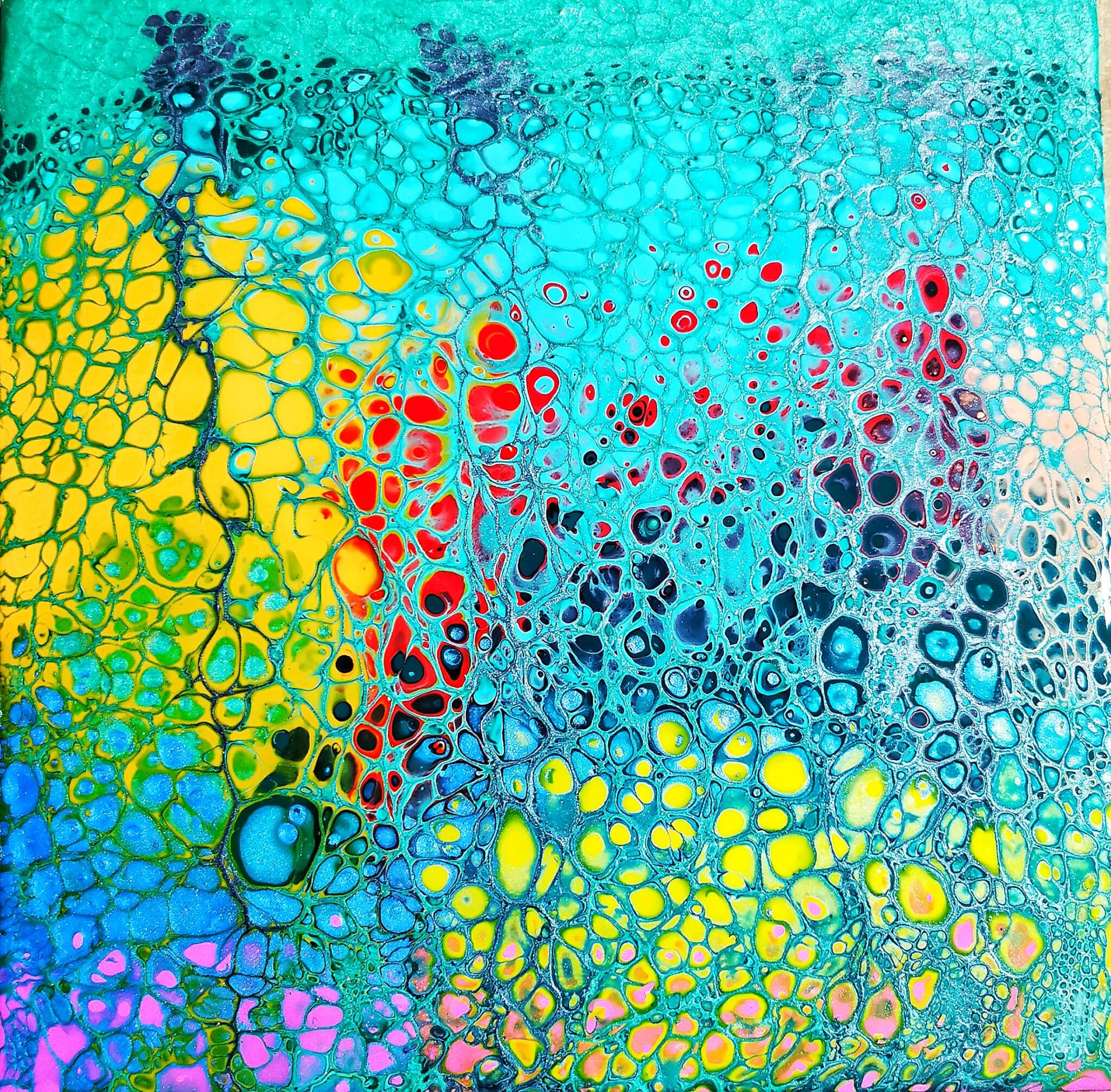 FLUID ART TÉLI ALAP LIGHT Workshop december 06 időpont: 15 óra - Image 3